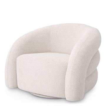 Eichholtz Swivel Chair Novelle lyssa off-white