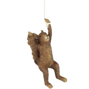 Squirrel Hanging Brown - A