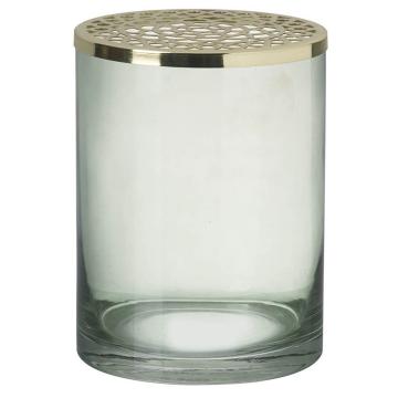 Parlane Vase Clarissa With Lid Green - M