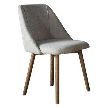 Briseis Neutral Linen Dining Chair Set of 2