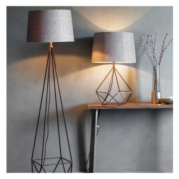 Orcus Floor Lamp with Geometric Frame