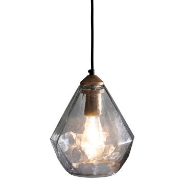 Pendant Light Orcus in Glass Geometric