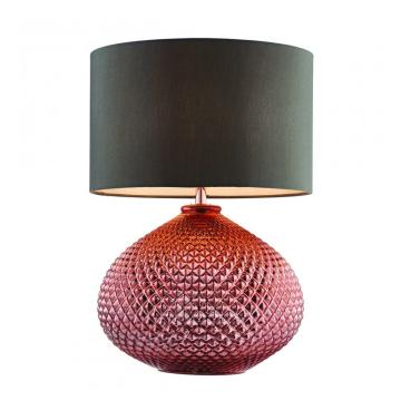 Table Lamp Teris Diamond Glass Copper