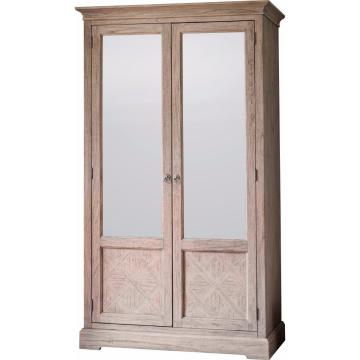Pavilion Chic Wardrobe Cotswold with Mirrored Doors