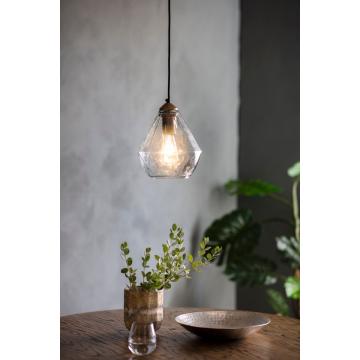 Pendant Light Orcus in Glass Geometric