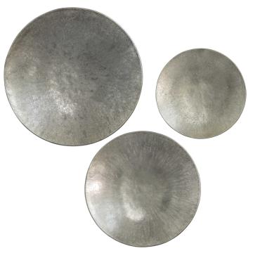 Aitana Metal Wall Decor - Silver, S/3