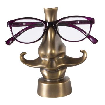 The Eyes Have It Glasses Stand Handlebar - Brass