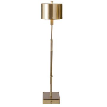 Knurl Buffet Lamp - Brass