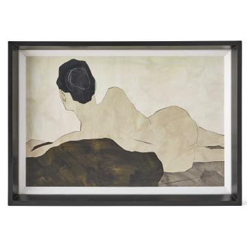 Woman in Repose Framed Print