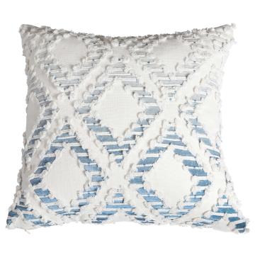 Fringe Element Pillow - Ombre Blue