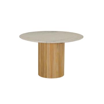 Cheltenham Round Dining Table 120cm with Marble Top