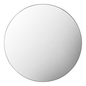 Round Wall Mirror Sane with Silver Frame