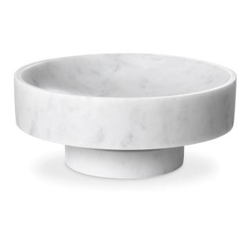 Bowl Santiago white marble