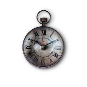 Eye of Time Clock XL in Brass