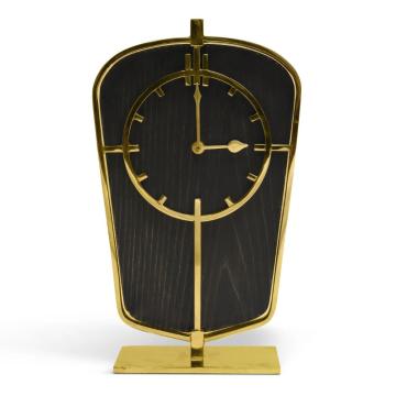Art Deco Gold Desk Clock