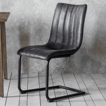 Yaren Dining Chair in Grey Set of 2