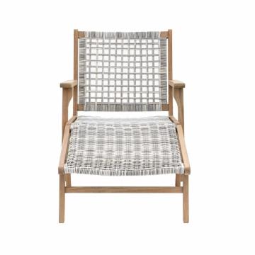 Vitalo Outdoor Lounge Chair with Footstool