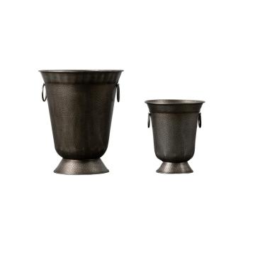 Daria Planter Antique Gold Set of 2