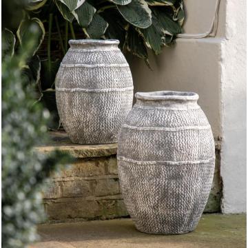 Palmas Vase Small Antique Grey