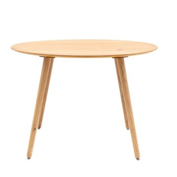 Heath Round Dining Table Natural 110cm