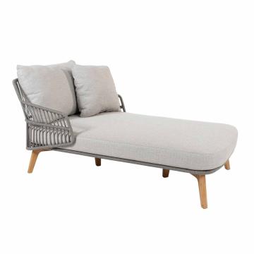Sempre Outdoor Sunlounger Daybed Light Grey