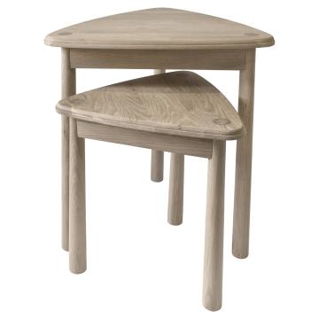 Side Tables Nordic in Oak Set of 2