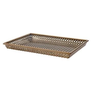 Small Tray Sirenuse in Antique Brass