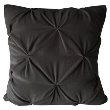 Cosy Charcoal Grey Velvet Cushion