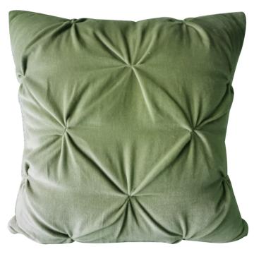 Cosy Sage Green Velvet Cushion
