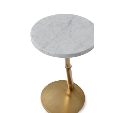 Kesden Accent Table Bianco Marble Top