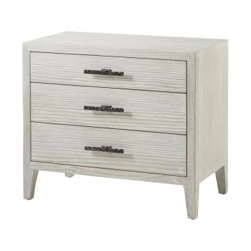 Breeze Three Drawer Bedside Table