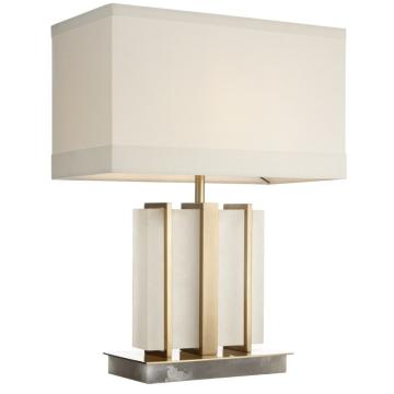 RV Astley Table Lamp Kelcie Stone & Antique Brass