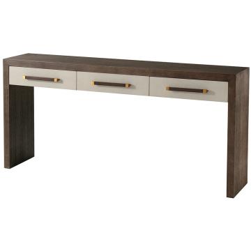 Console Table Isher 3 Drawer in Cardamon