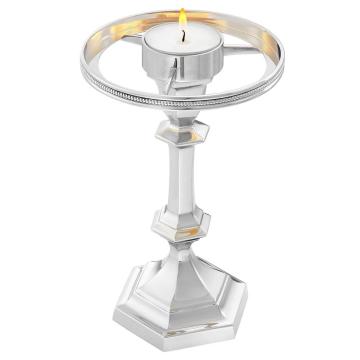 Maillon Tea Light Lamp in Silver Nickel