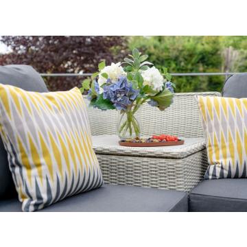 Harlequin Yellow Square Scatter Cushion