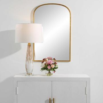 Aydyn Arched Mirror in Gold