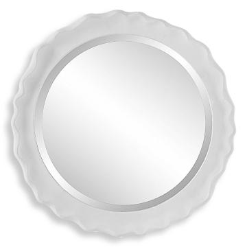 Frill Round Mirror