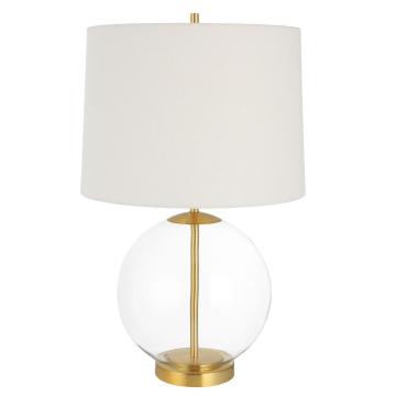 Clear Globe Table Lamp
