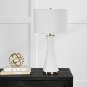 Ava Table Lamp White