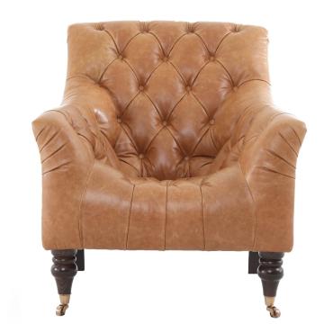 Yale Chair in Galveston Tan Leather