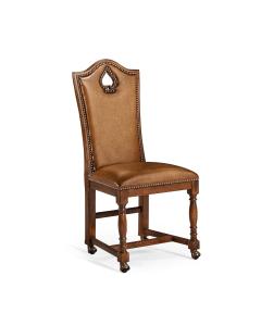 High Back Playing Card "Spade" Side Chair