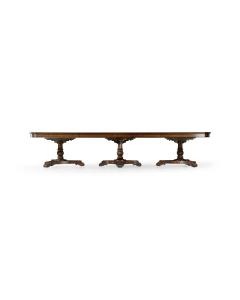 Mahogany Triple Pedestal Dining Table