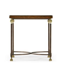 Jonathan Charles Side Table - Parquetry & Iron