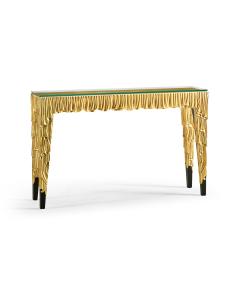 Narrow Console Table Candle Wax - Gold