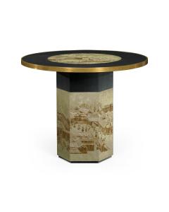 Round Centre Table Chinoiserie Style
