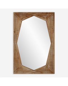 Marquise Natural Wood Mirror