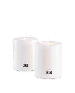 Artificial Candle set of 2 H.12cm