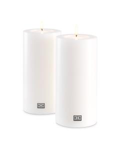 Artificial Candle set of 2 H.21cm