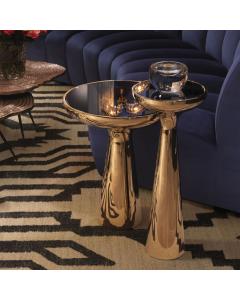 Lindos Gold Side Table - High