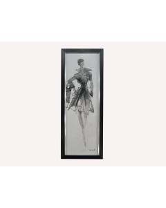 Fashion Sketchbook VII, Anne Tavoletti - Framed Print 100 x 38cms